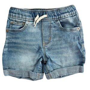 Old Navy Toddler Kids Boys Blue Denim Jean Shorts 18-24m